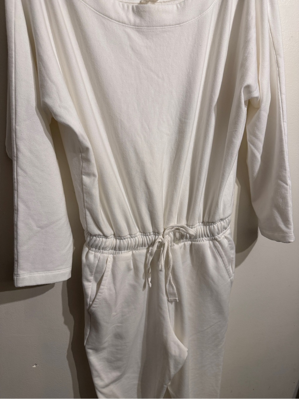 Splendid Ivory Drawstring Jumpsuit - Picture 5 of 11